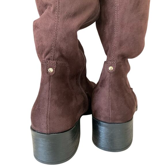 Kenneth Cole Women's Boots Knee-High Faux Suede Brown Size 8.5 NEW NIB - Picture 5 of 12
